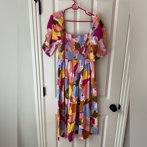 Eloquii elements puff sleeve maxi dress